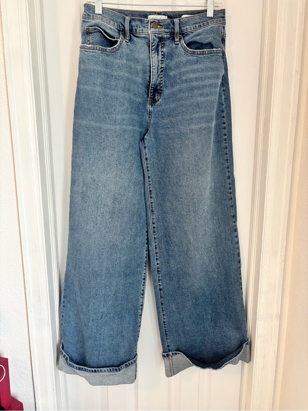 Jessica Simpson Light Blue Wide Leg Denim Jeans